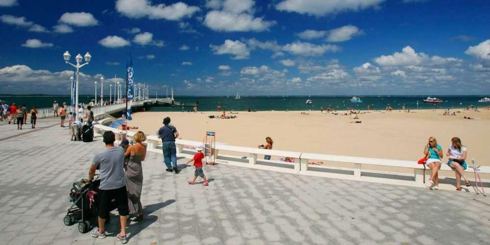 T2 Face Au Port De Plaisance Et Plage D'Eyrac -Terrasse -Parking Arcachon Exterior foto